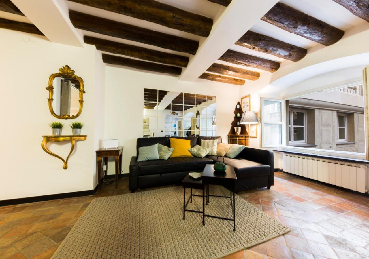 Elegante Loft In Centro Storico Acquario Apartamento Génova Exterior foto