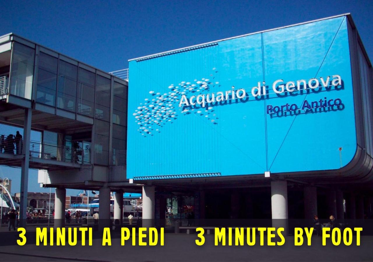 Elegante Loft In Centro Storico Acquario Apartamento Génova Exterior foto
