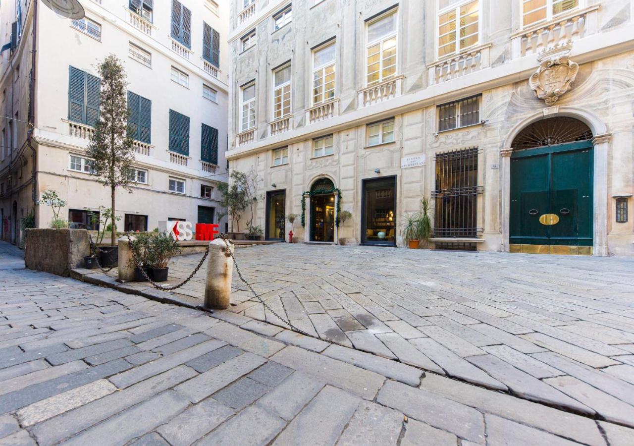 Elegante Loft In Centro Storico Acquario Apartamento Génova Exterior foto